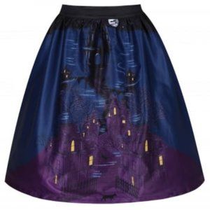 Lindy Bop Halloween Gothic Castle skirt